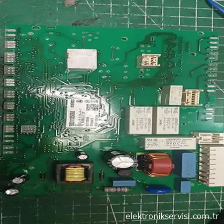 arızalı bosch çamaşır makinesi elektronik kart yanmış