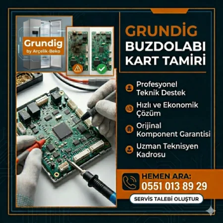 Grundig Buzdolabı Kart Tamiri